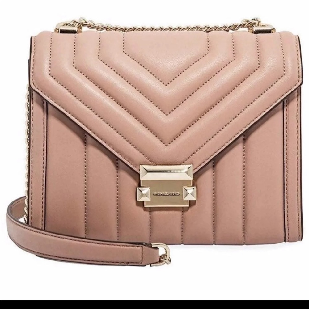 Michael Kors Whitney quilted small leather bag